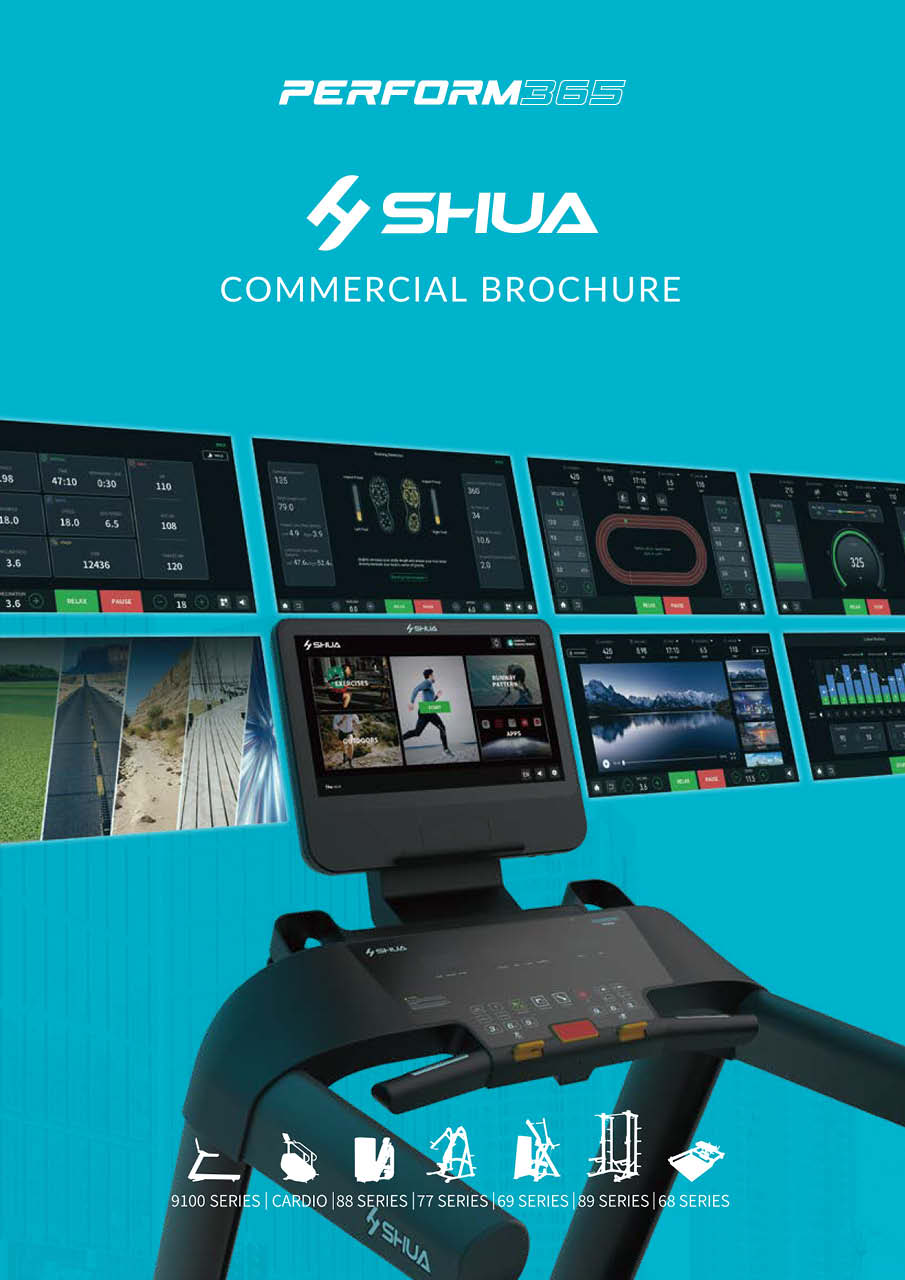 SHUA's Produkt Broschüre mit allen Produkt-Serien im Überblick.